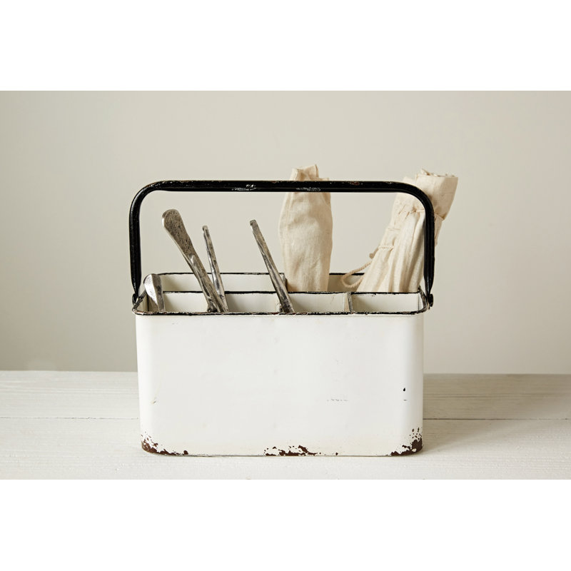 Metal Flatware Caddy & Reviews Birch Lane